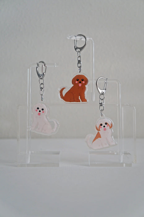 Shih Tzu Epoxy Keychain