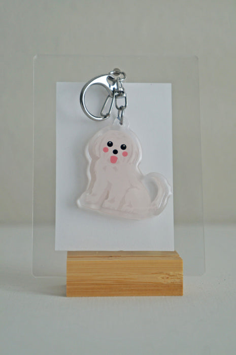 Shih Tzu Epoxy Keychain