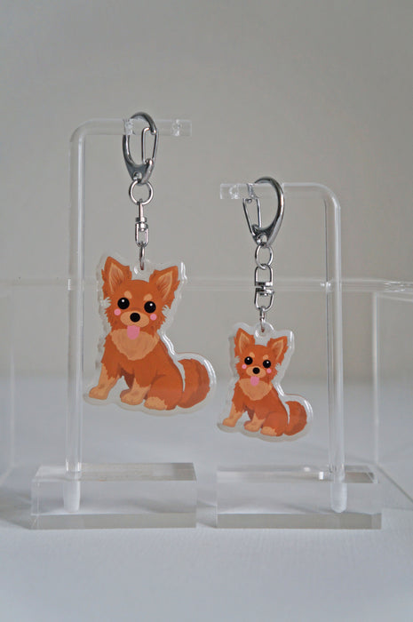 Chihuahua Epoxy Keychain