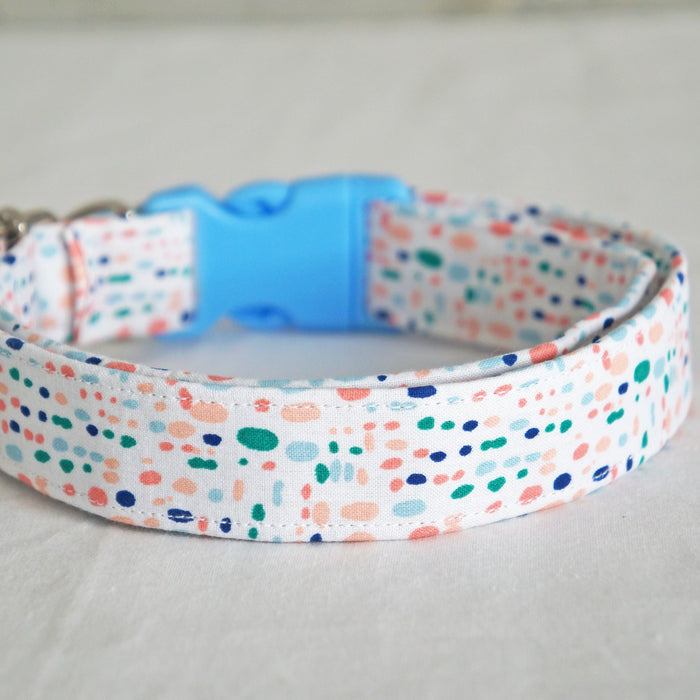 Blue Spring Dog Collar
