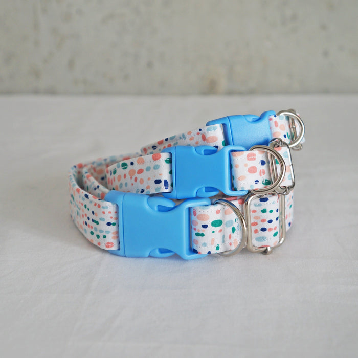 Blue Spring Dog Collar