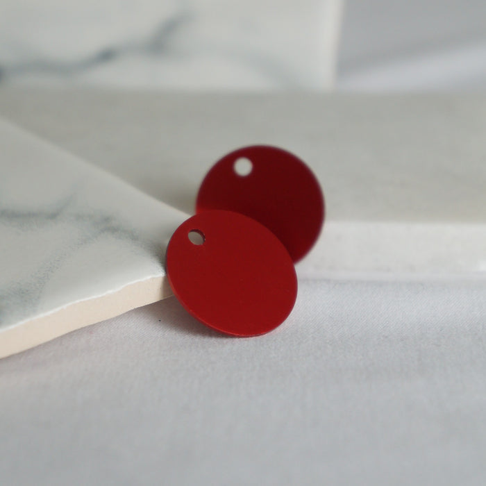 Red Background Tag