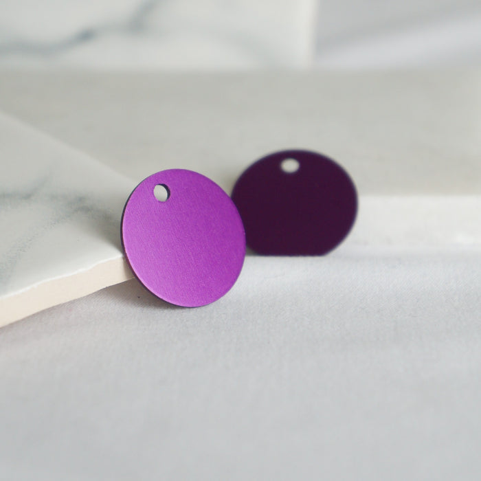 Purple Background Tag