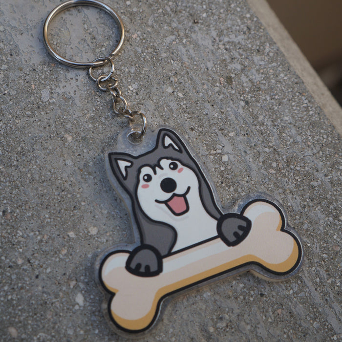 Husky Keychain