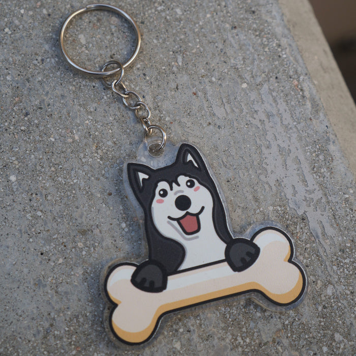 Husky Keychain