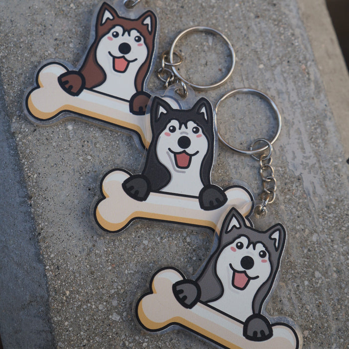 Husky Keychain