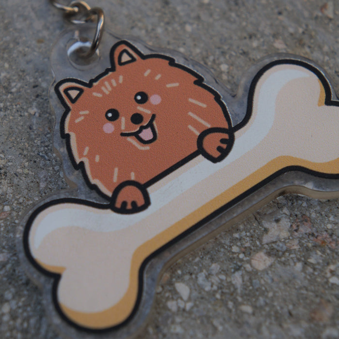 Pomeranian Keychain
