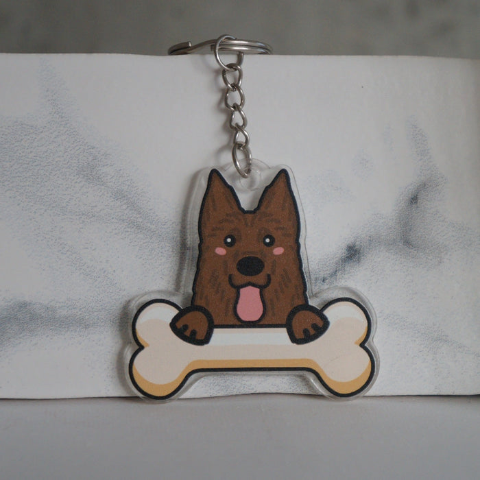 German Shepherd Keychain