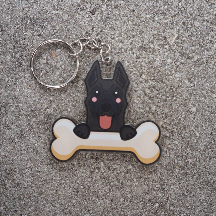 Belgian Malinois Keychain