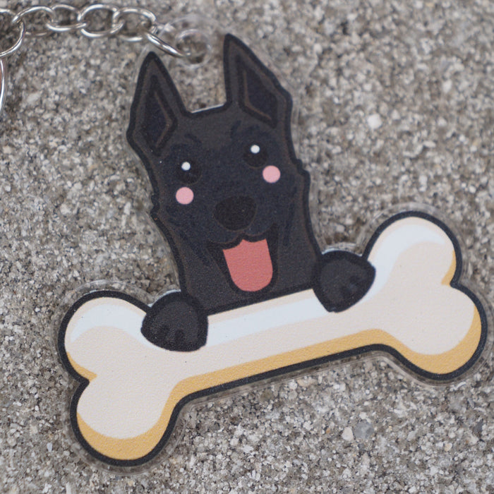 Belgian Malinois Keychain
