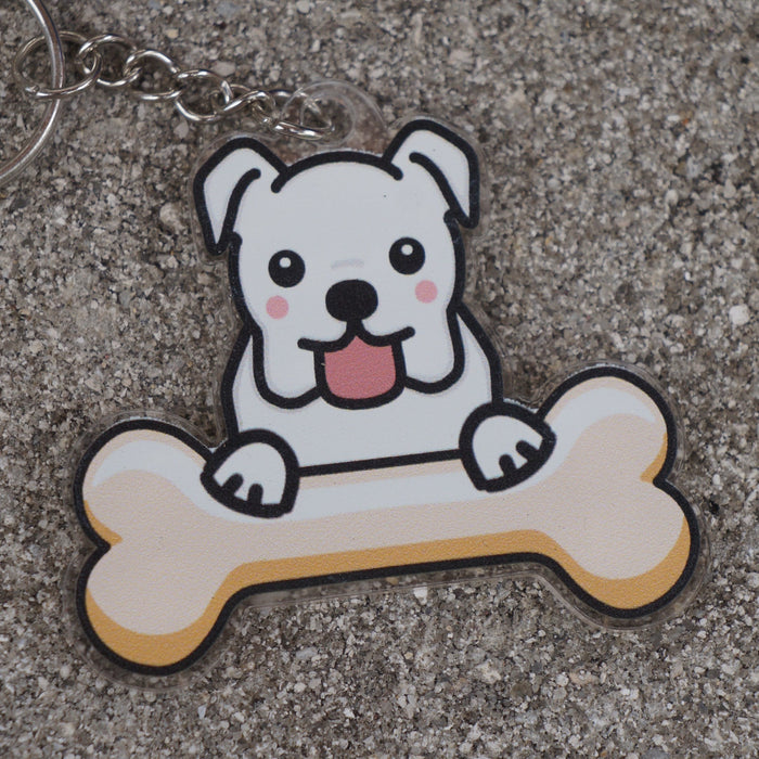 English Bulldog Keychain